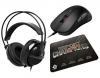 Комплект гарнитура+мышь+коврик  Steelseries Champions Bundle черный